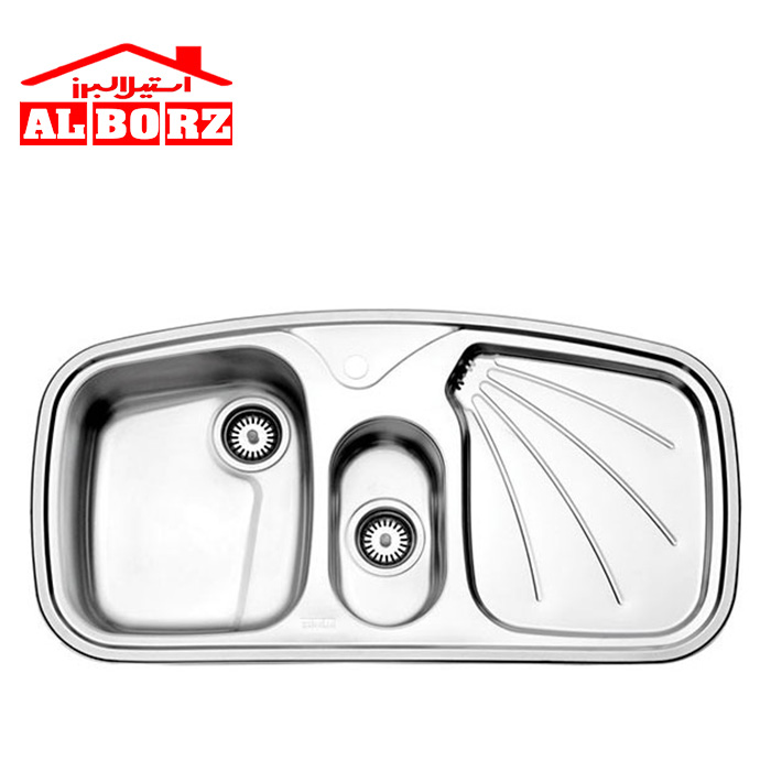 سینک-فانتزی-توکار-610/51-استیل-البرز-
