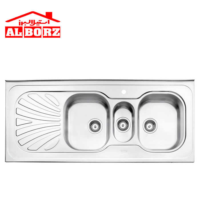 سینک-فانتزی-روکار-530/60-استیل-البرز-