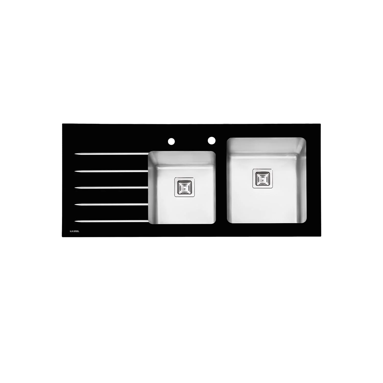 سینک-شیشه-ای-8031-ایلیا-استیل-Ilia-Steel-