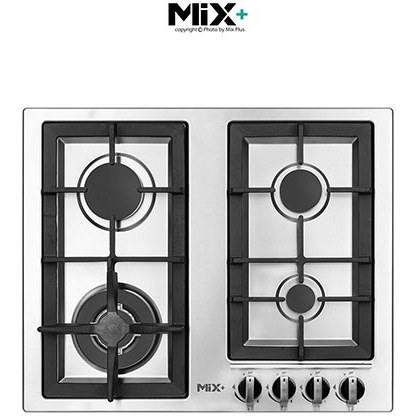 اجاق-گاز-صفحه-ای-استیل-ایرانی-چهار-شعله-IS6401-میکس-پلاس-MixPlus-