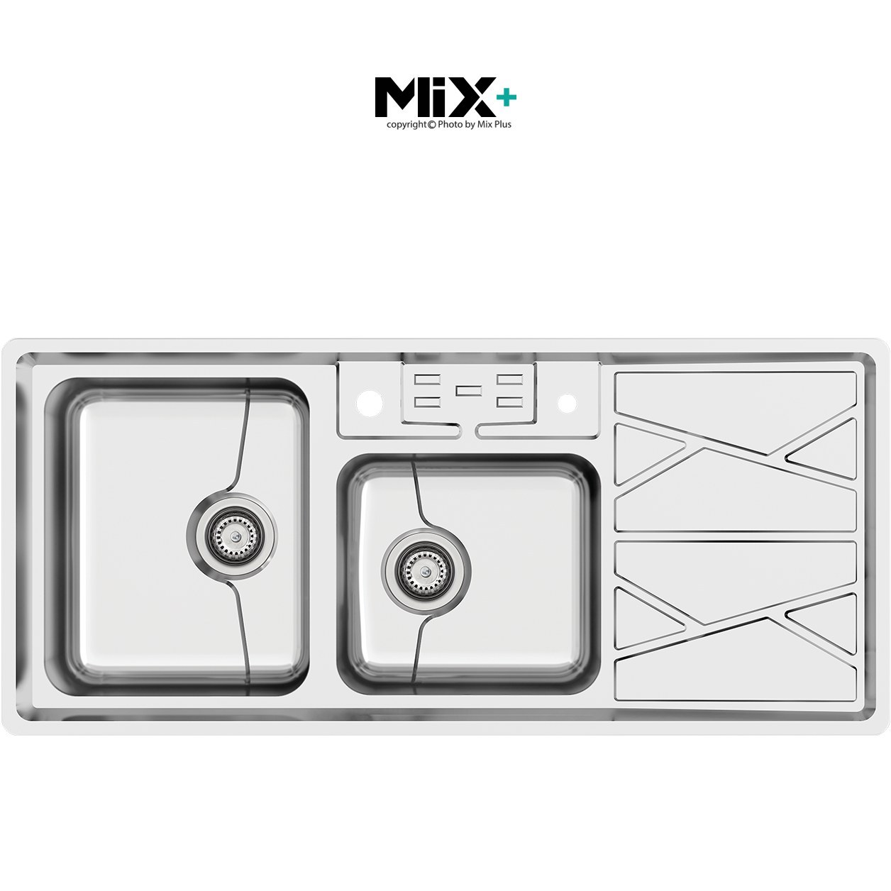 سینک-فانتزی-توکار8041-P45-میکس-پلاس-MixPlus-