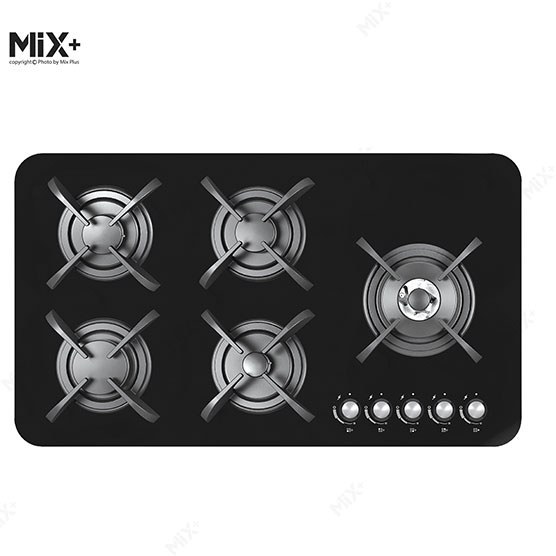 اجاق-گاز-صفحه-ای-شیشه-ای-ایتالیایی-پنج-شعله-CG8504-میکس-پلاس-MixPlus-