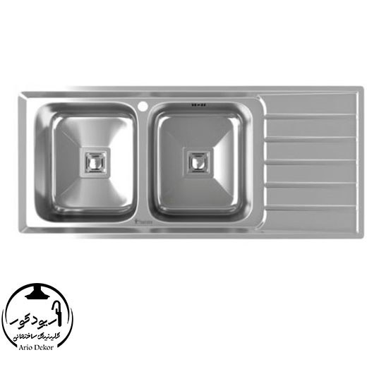 سینک-استیل-212-داتیس-توکار-عمق-20cm-Datis-